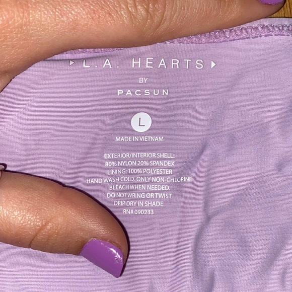 LA Hearts Rouched bikini bottom - Picture 3 of 3